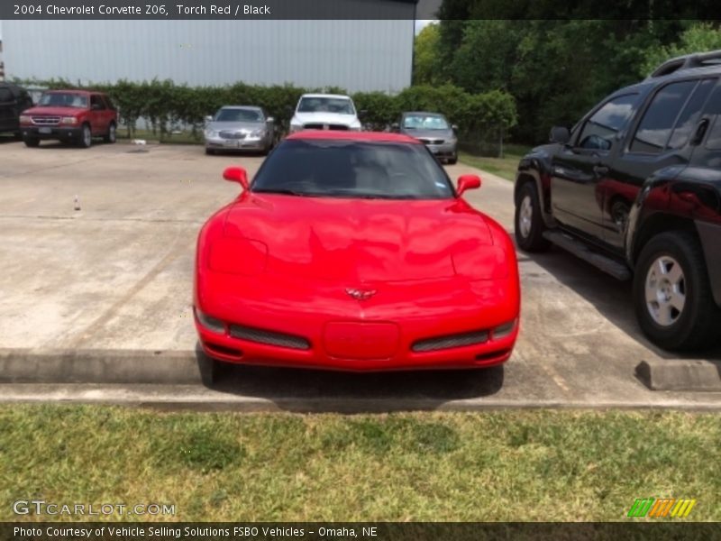 Torch Red / Black 2004 Chevrolet Corvette Z06