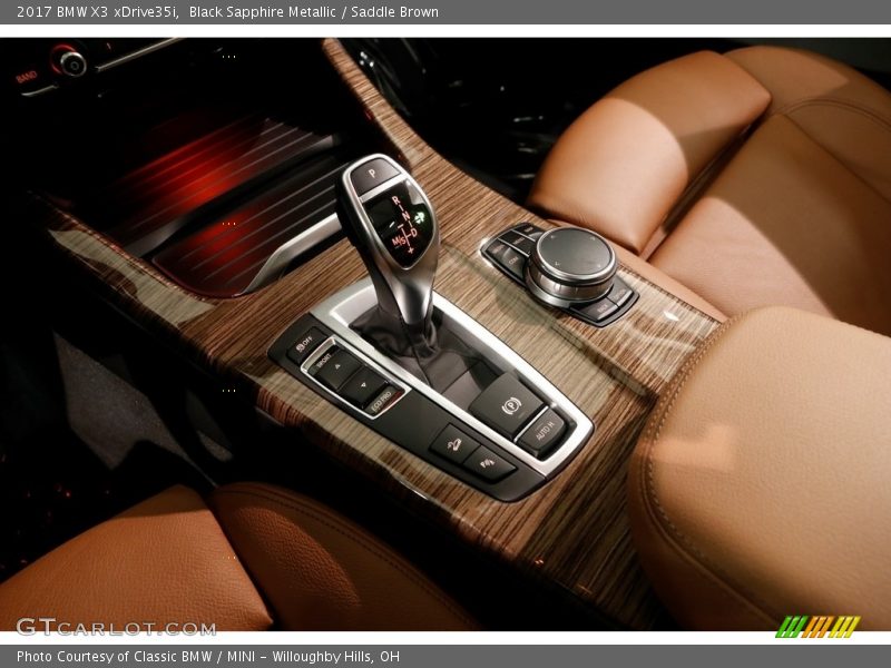 Black Sapphire Metallic / Saddle Brown 2017 BMW X3 xDrive35i