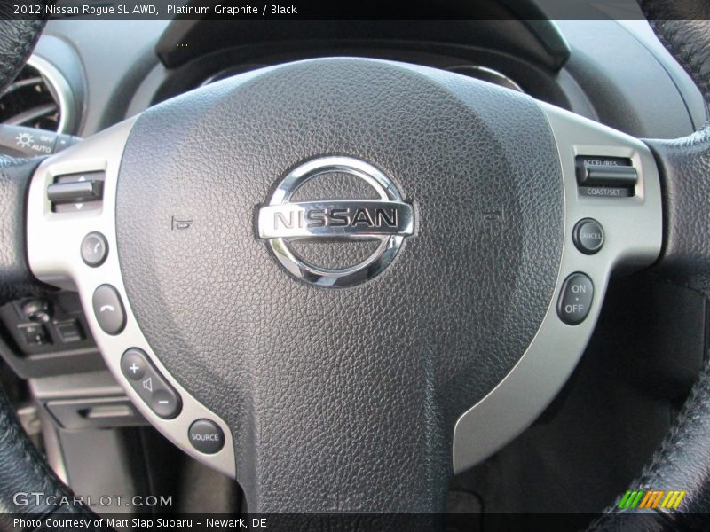 Platinum Graphite / Black 2012 Nissan Rogue SL AWD