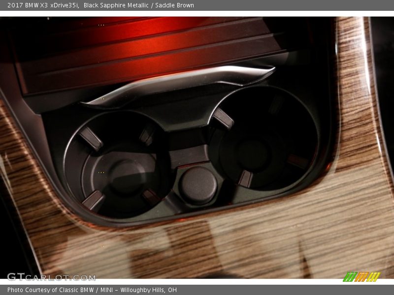 Black Sapphire Metallic / Saddle Brown 2017 BMW X3 xDrive35i