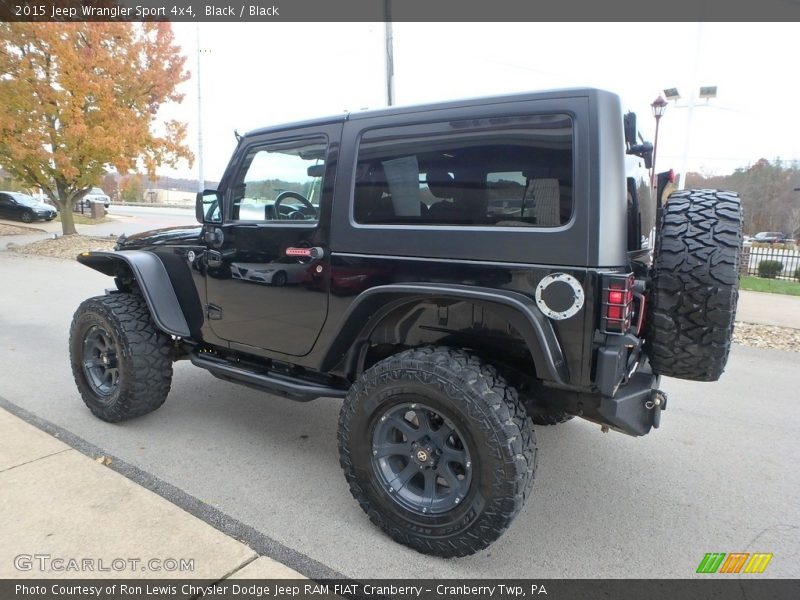 Black / Black 2015 Jeep Wrangler Sport 4x4