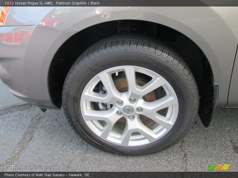 Platinum Graphite / Black 2012 Nissan Rogue SL AWD