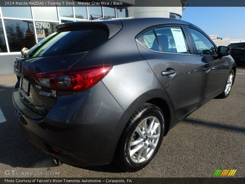 Meteor Gray Mica / Black 2014 Mazda MAZDA3 i Touring 5 Door