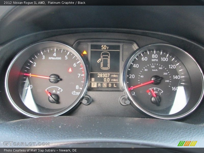 Platinum Graphite / Black 2012 Nissan Rogue SL AWD