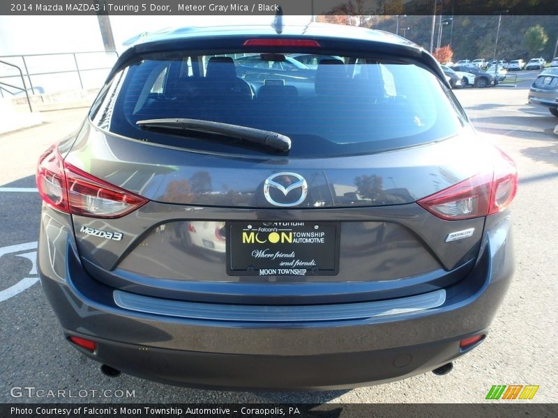 Meteor Gray Mica / Black 2014 Mazda MAZDA3 i Touring 5 Door