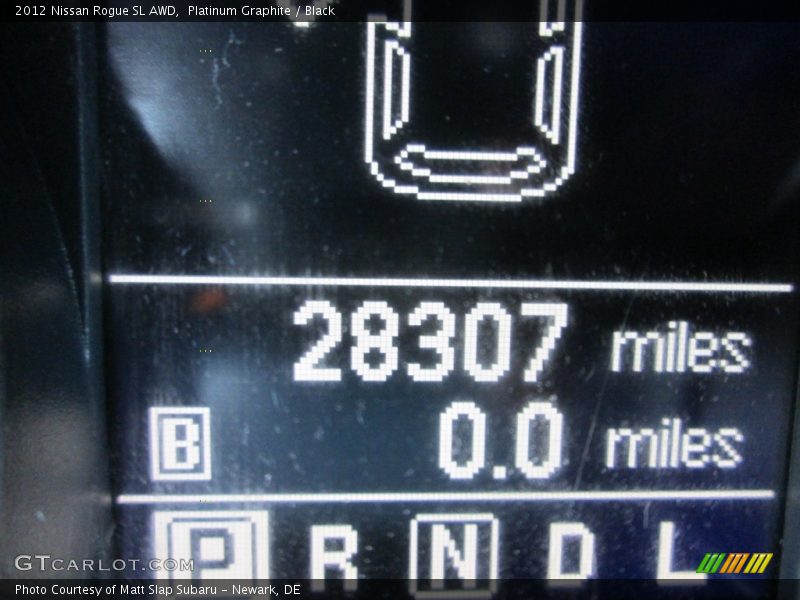 Platinum Graphite / Black 2012 Nissan Rogue SL AWD
