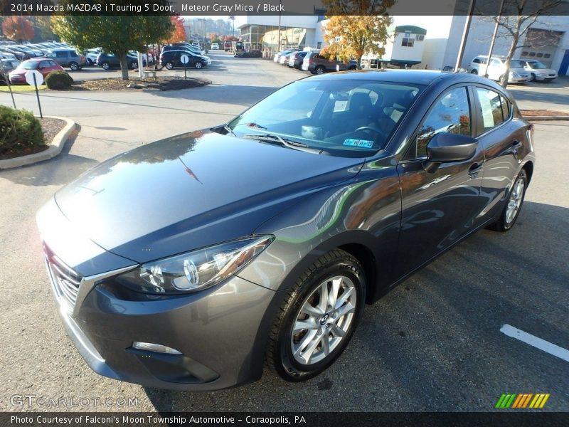 Meteor Gray Mica / Black 2014 Mazda MAZDA3 i Touring 5 Door