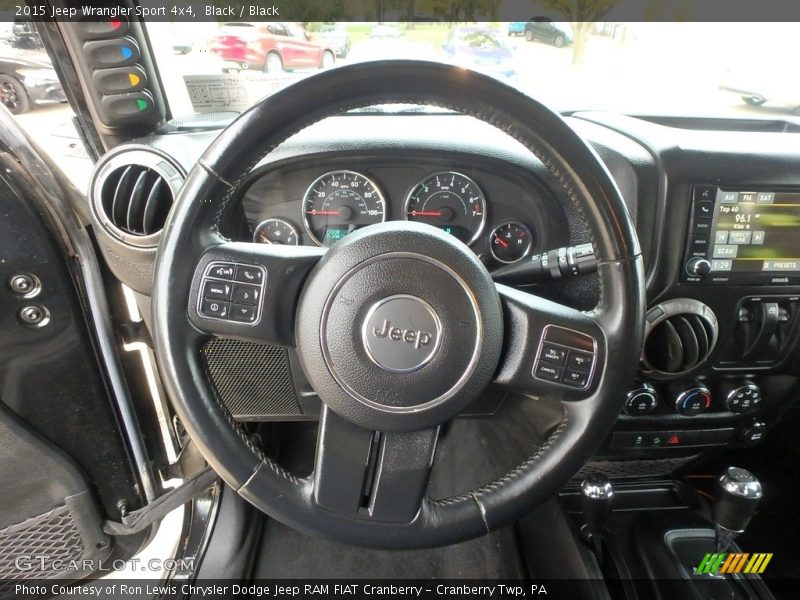 Black / Black 2015 Jeep Wrangler Sport 4x4
