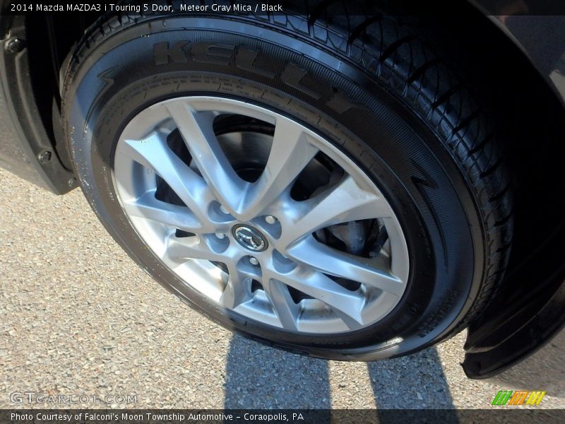 Meteor Gray Mica / Black 2014 Mazda MAZDA3 i Touring 5 Door