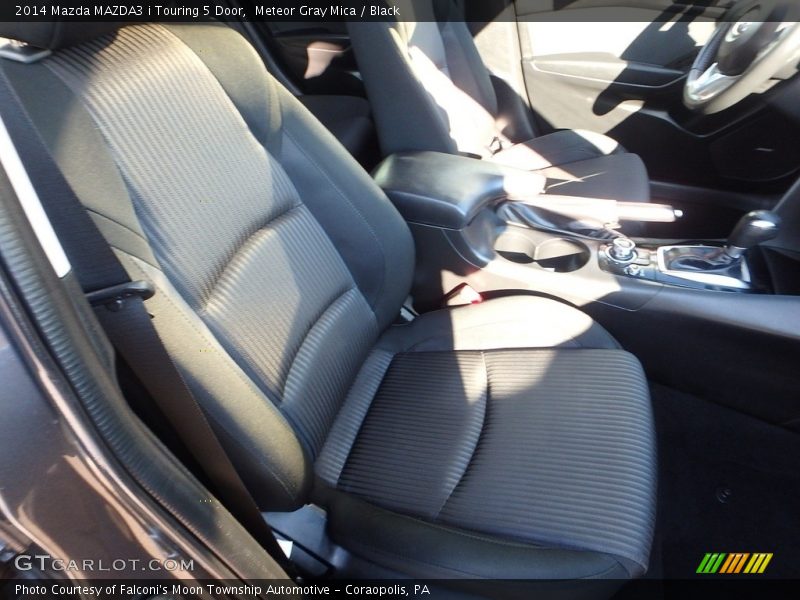 Meteor Gray Mica / Black 2014 Mazda MAZDA3 i Touring 5 Door
