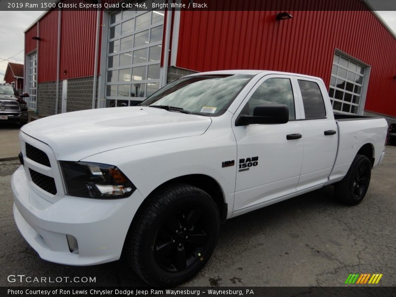 Bright White / Black 2019 Ram 1500 Classic Express Quad Cab 4x4