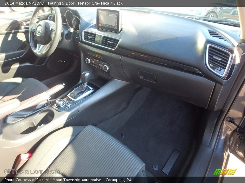 Meteor Gray Mica / Black 2014 Mazda MAZDA3 i Touring 5 Door