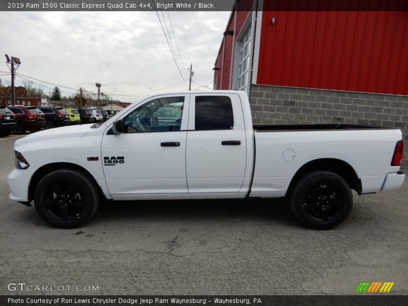 Bright White / Black 2019 Ram 1500 Classic Express Quad Cab 4x4