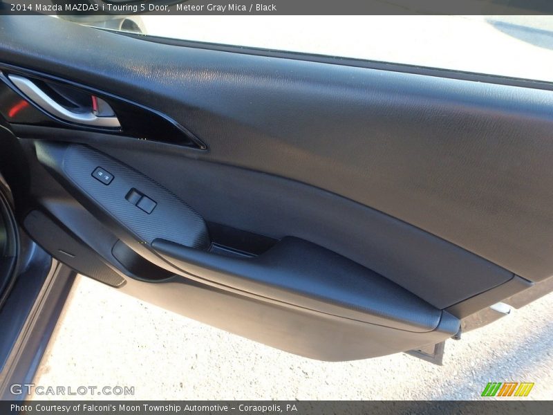 Meteor Gray Mica / Black 2014 Mazda MAZDA3 i Touring 5 Door