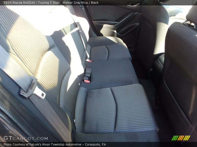 Meteor Gray Mica / Black 2014 Mazda MAZDA3 i Touring 5 Door