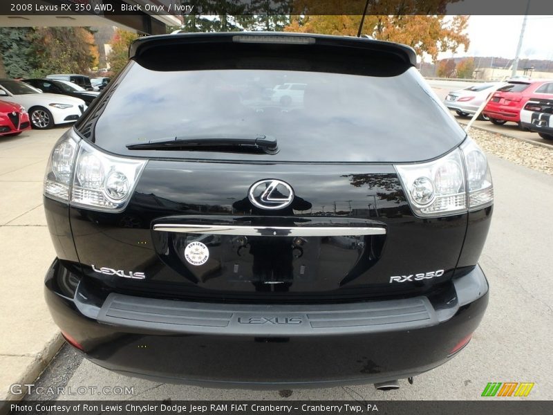 Black Onyx / Ivory 2008 Lexus RX 350 AWD