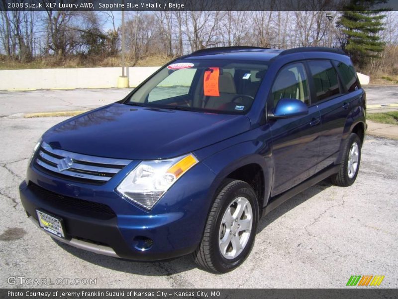 Sapphire Blue Metallic / Beige 2008 Suzuki XL7 Luxury AWD