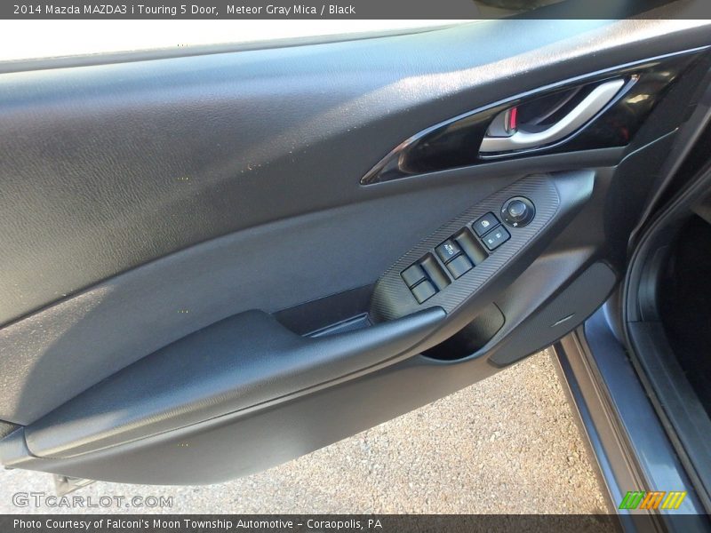 Meteor Gray Mica / Black 2014 Mazda MAZDA3 i Touring 5 Door