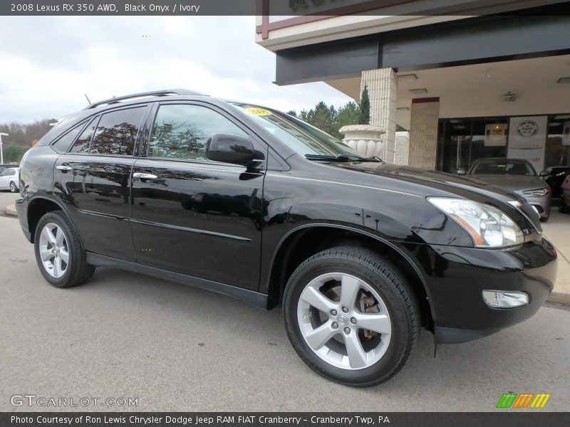 Black Onyx / Ivory 2008 Lexus RX 350 AWD