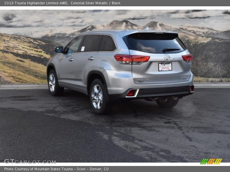 Celestial Silver Metallic / Black 2019 Toyota Highlander Limited AWD