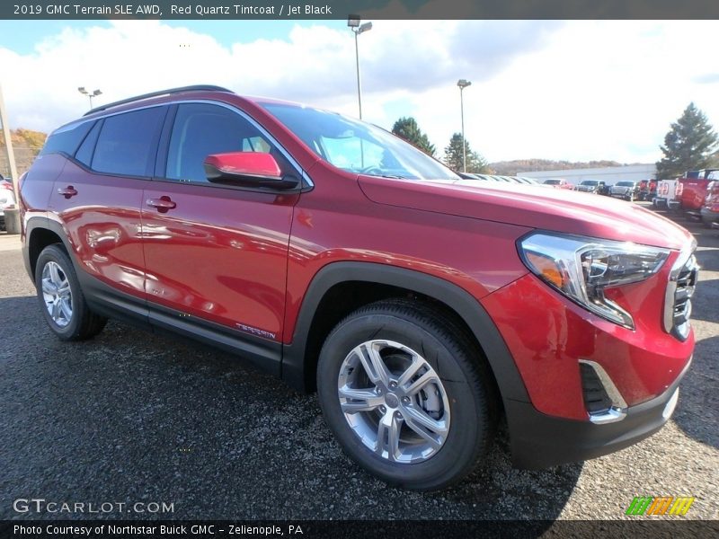 Red Quartz Tintcoat / Jet Black 2019 GMC Terrain SLE AWD