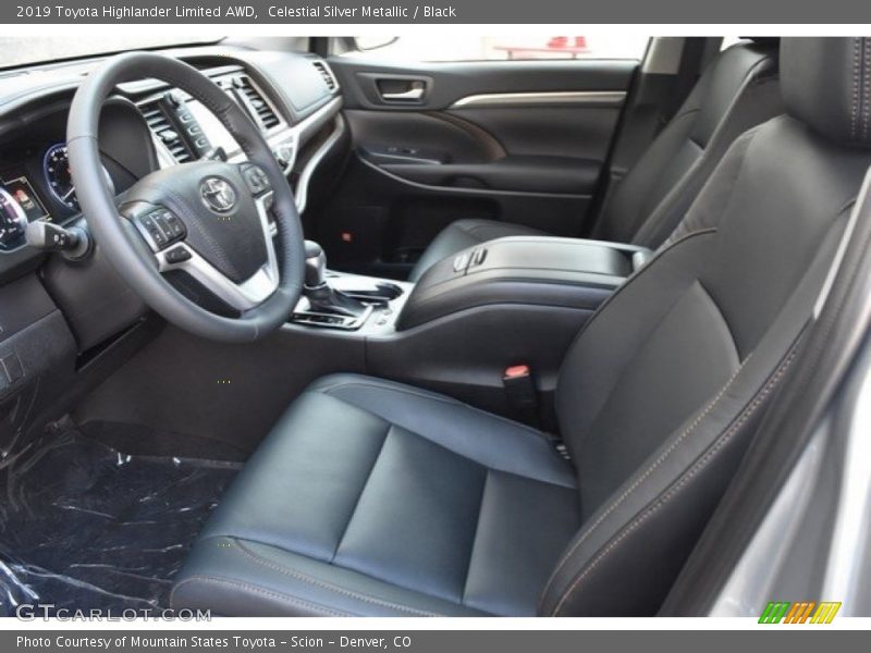 Celestial Silver Metallic / Black 2019 Toyota Highlander Limited AWD
