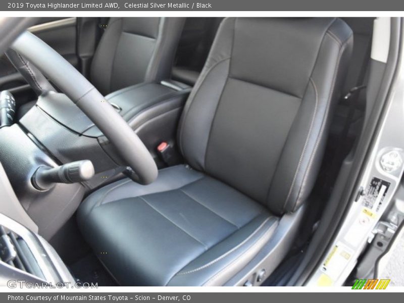Celestial Silver Metallic / Black 2019 Toyota Highlander Limited AWD