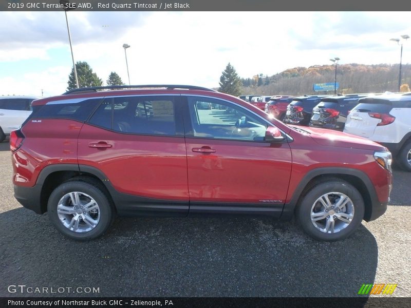 Red Quartz Tintcoat / Jet Black 2019 GMC Terrain SLE AWD