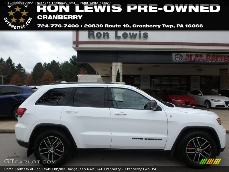 Bright White / Black 2017 Jeep Grand Cherokee Trailhawk 4x4