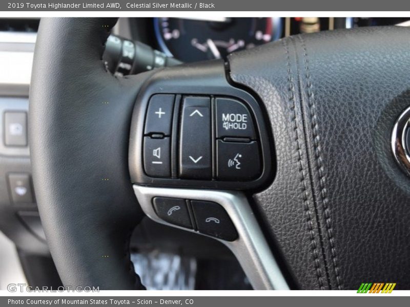 Celestial Silver Metallic / Black 2019 Toyota Highlander Limited AWD