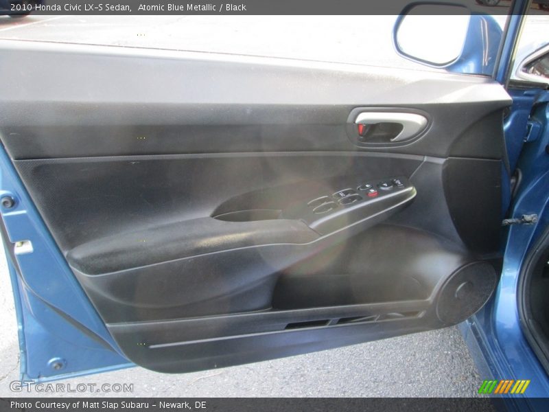 Atomic Blue Metallic / Black 2010 Honda Civic LX-S Sedan