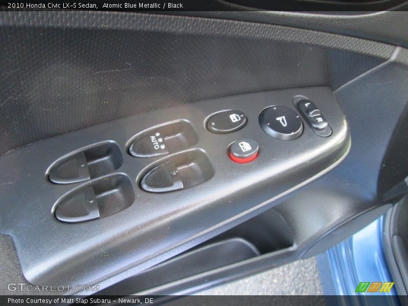 Atomic Blue Metallic / Black 2010 Honda Civic LX-S Sedan