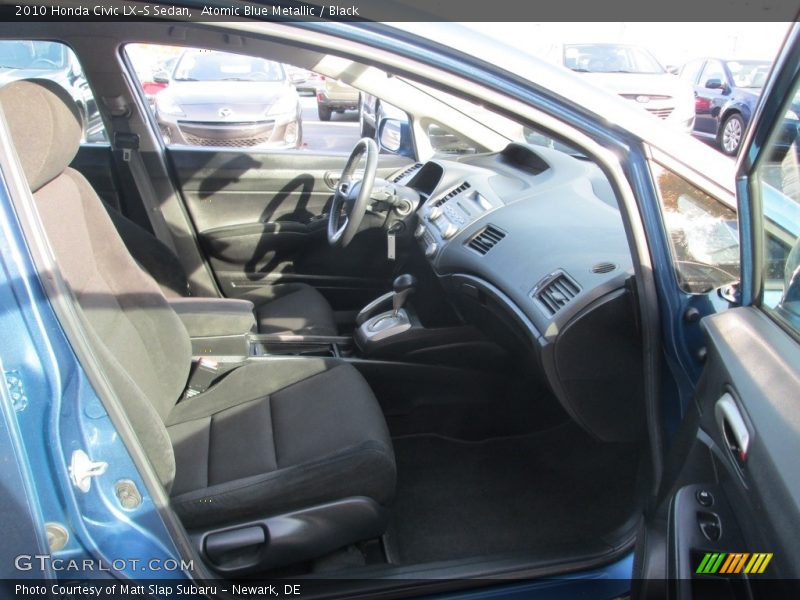 Atomic Blue Metallic / Black 2010 Honda Civic LX-S Sedan