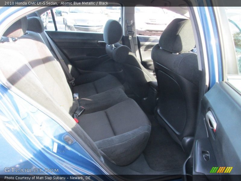 Atomic Blue Metallic / Black 2010 Honda Civic LX-S Sedan