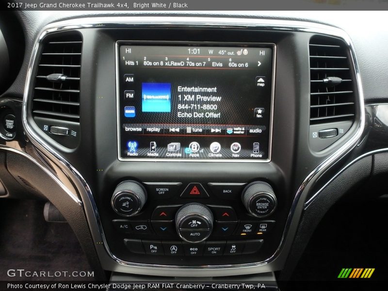 Bright White / Black 2017 Jeep Grand Cherokee Trailhawk 4x4