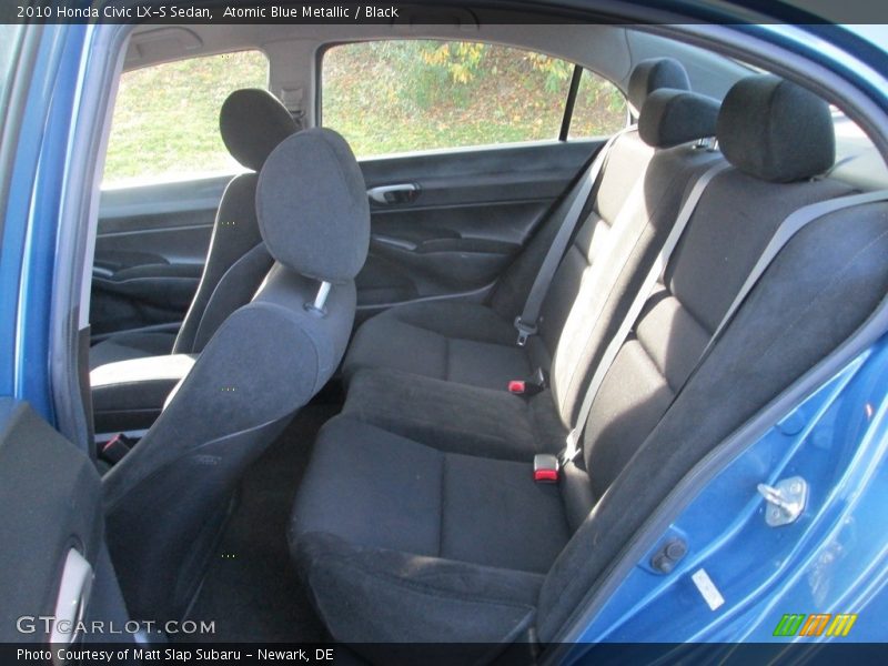 Atomic Blue Metallic / Black 2010 Honda Civic LX-S Sedan