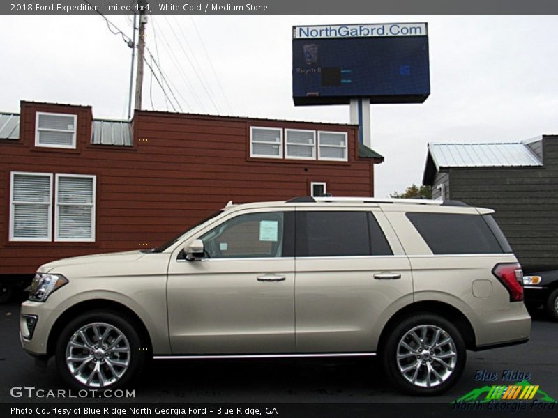 White Gold / Medium Stone 2018 Ford Expedition Limited 4x4