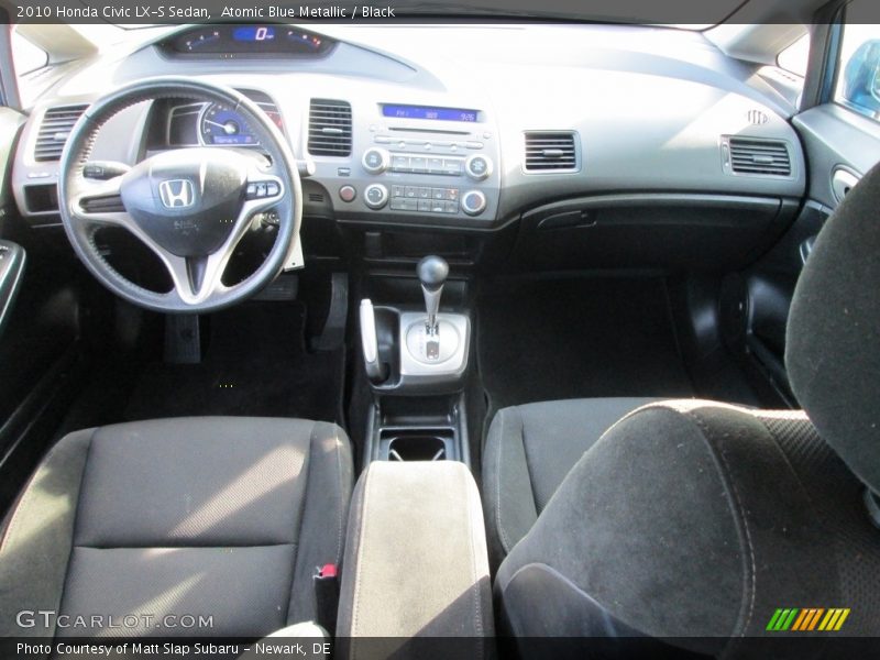 Atomic Blue Metallic / Black 2010 Honda Civic LX-S Sedan