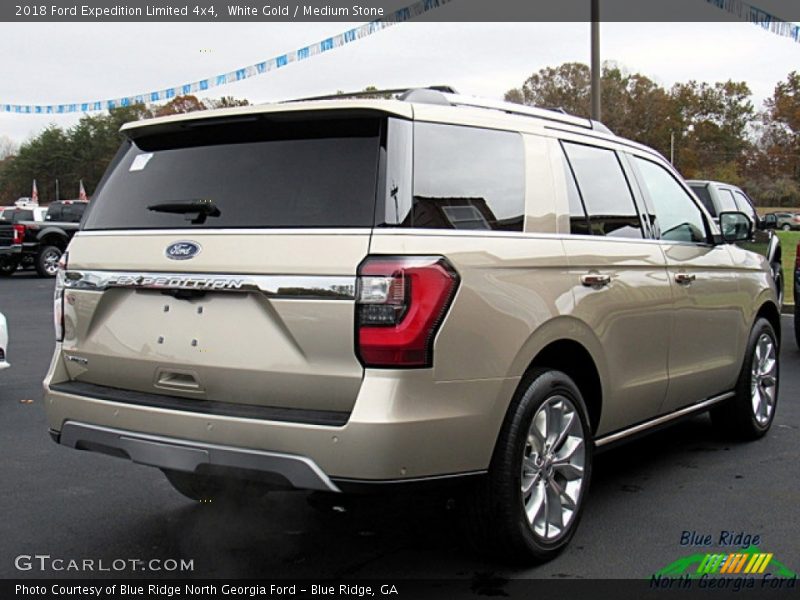 White Gold / Medium Stone 2018 Ford Expedition Limited 4x4