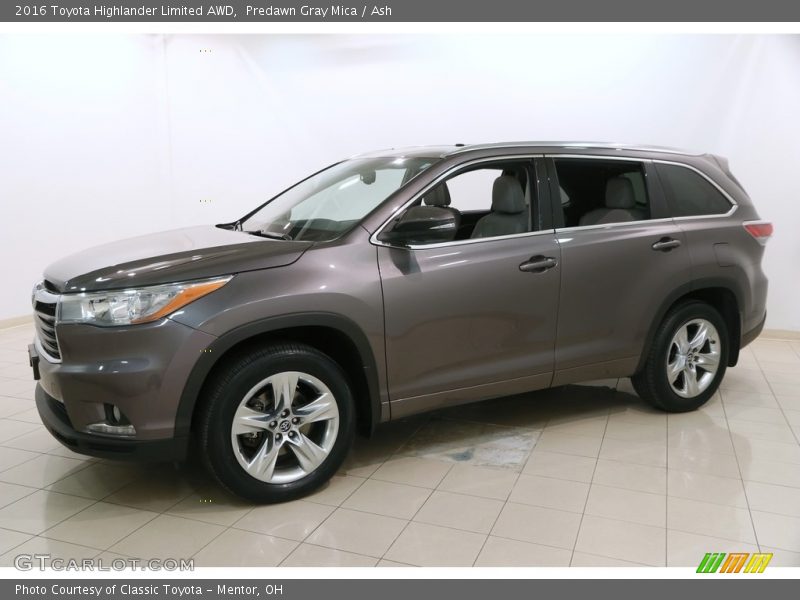 Predawn Gray Mica / Ash 2016 Toyota Highlander Limited AWD