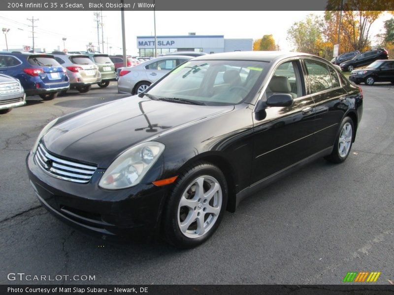 Black Obsidian / Willow 2004 Infiniti G 35 x Sedan