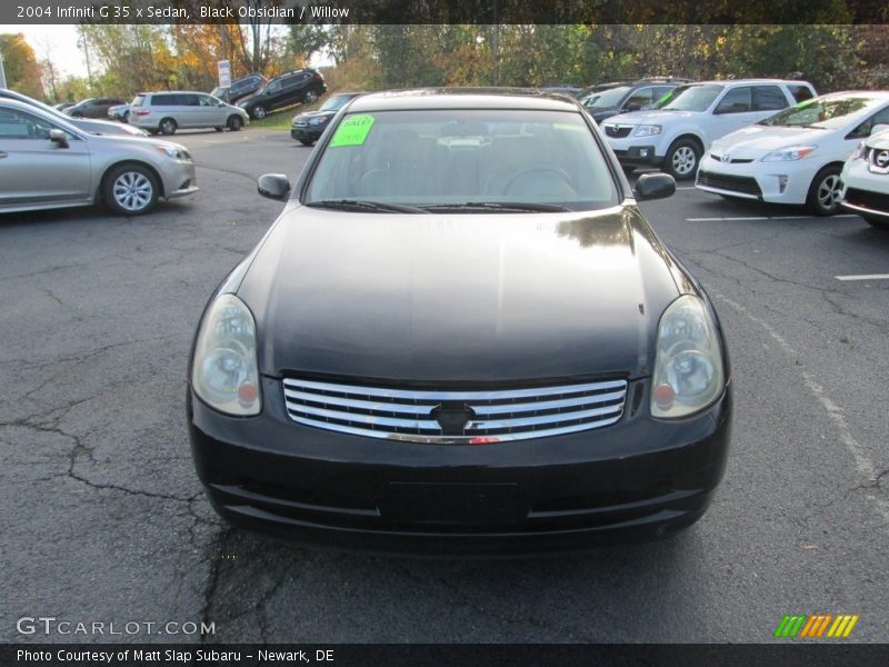 Black Obsidian / Willow 2004 Infiniti G 35 x Sedan