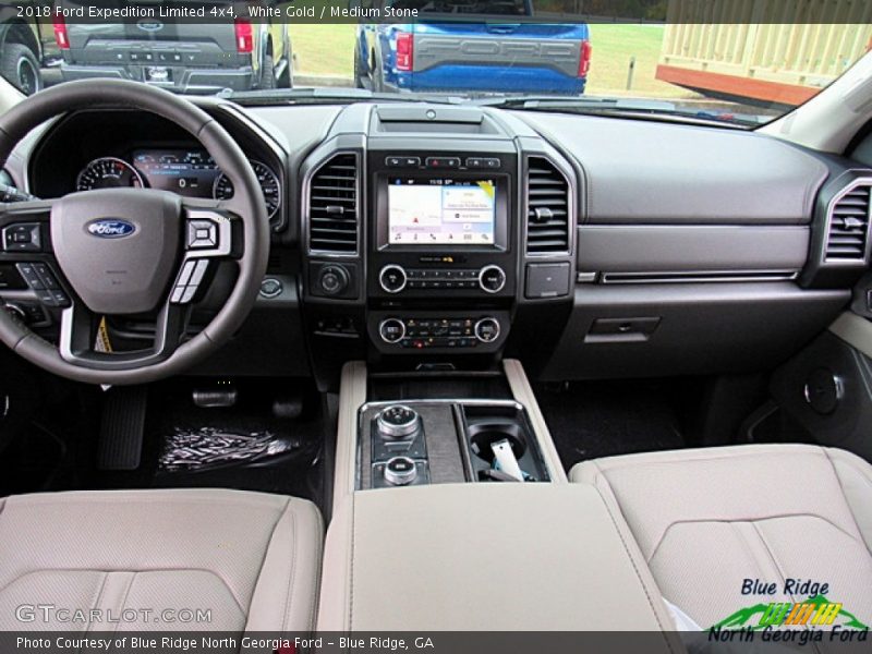 White Gold / Medium Stone 2018 Ford Expedition Limited 4x4
