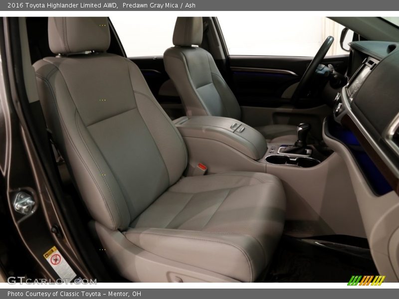 Predawn Gray Mica / Ash 2016 Toyota Highlander Limited AWD