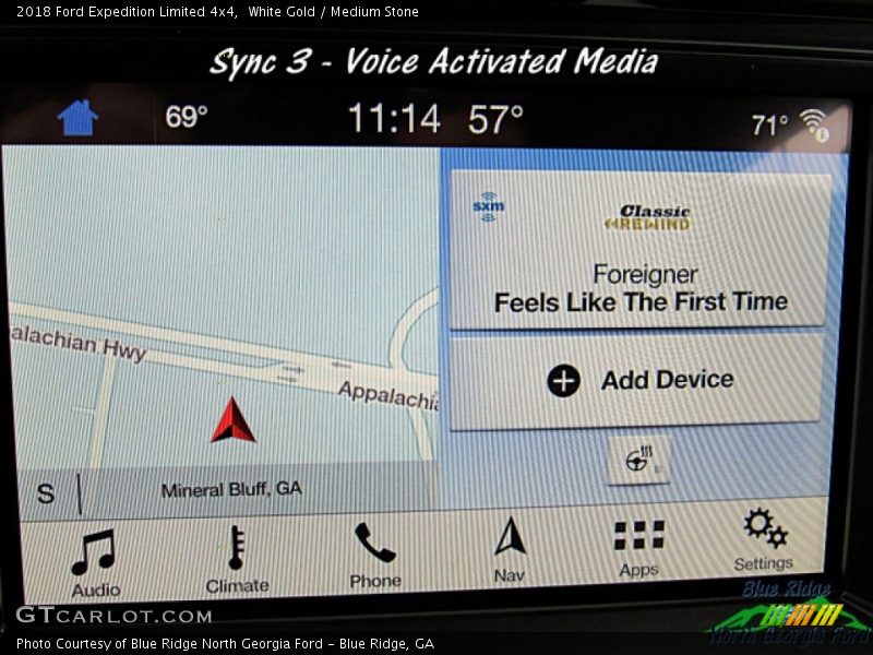 White Gold / Medium Stone 2018 Ford Expedition Limited 4x4