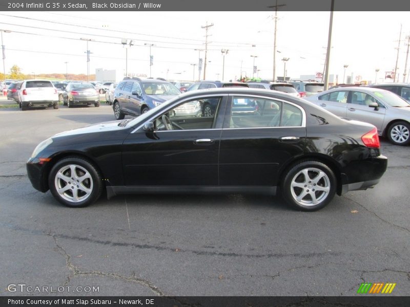 Black Obsidian / Willow 2004 Infiniti G 35 x Sedan
