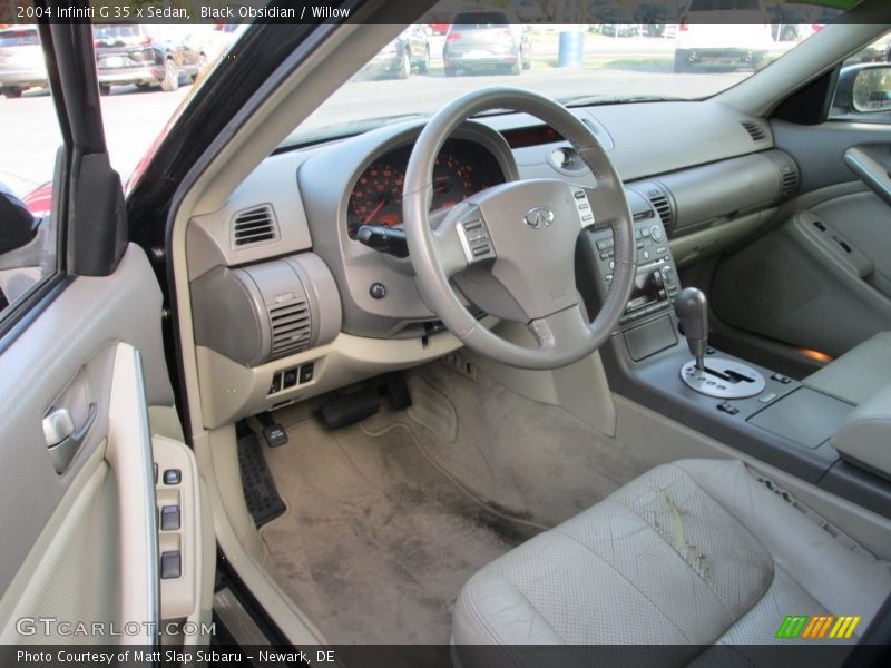 Black Obsidian / Willow 2004 Infiniti G 35 x Sedan