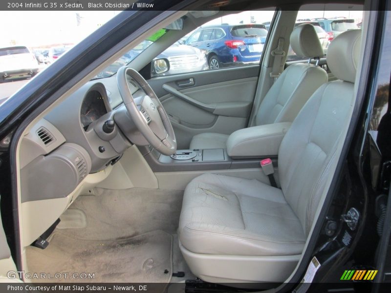 Black Obsidian / Willow 2004 Infiniti G 35 x Sedan