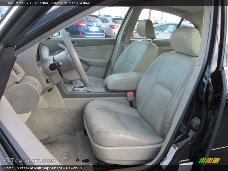 Black Obsidian / Willow 2004 Infiniti G 35 x Sedan
