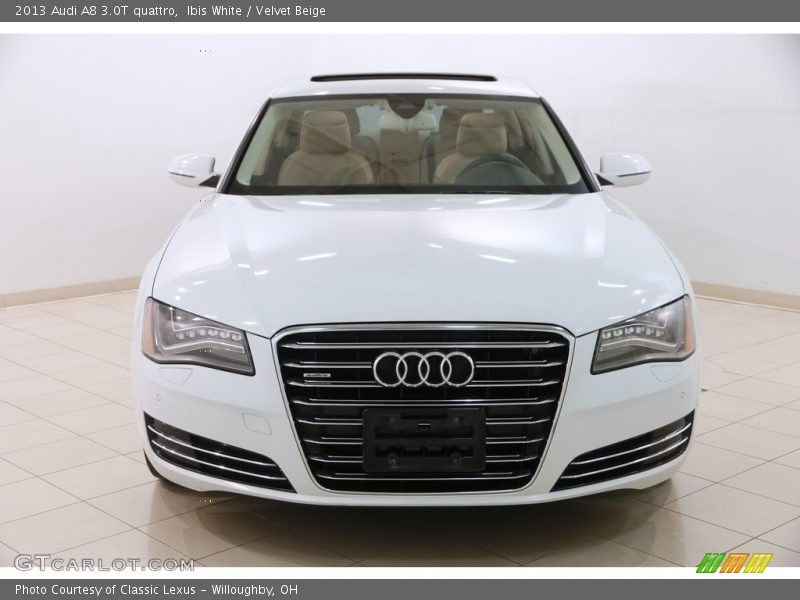 Ibis White / Velvet Beige 2013 Audi A8 3.0T quattro